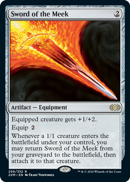 [299]【EN】【FOIL】弱者の剣/Sword of the Meek【2XM】[R][茶]