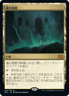[320]【JP】【FOIL】魂の洞窟/Cavern of Souls【2X2】[M][土地]