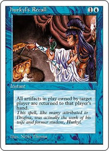 [077]【JP】ハーキルの召還術/Hurkyl's Recall【4ED】[R][青]