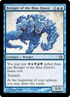 [026]【EN】青の夜明けの運び手/Bringer of the Blue Dawn【5DN】[R][青]