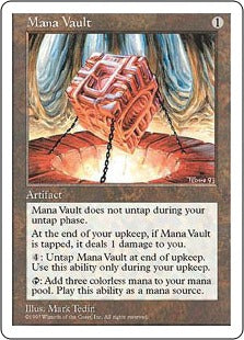 [388]【EN】魔力の櫃/Mana Vault【5ED】[R][茶]