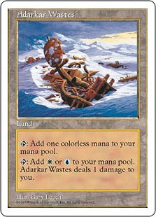 [410]【EN】アダーカー荒原/Adarkar Wastes【5ED】[R][土地]