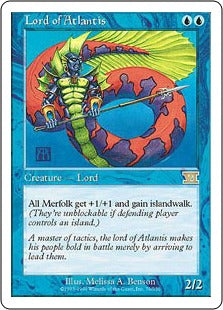 [079]【EN】アトランティスの王/Lord of Atlantis【6ED】[R][青]