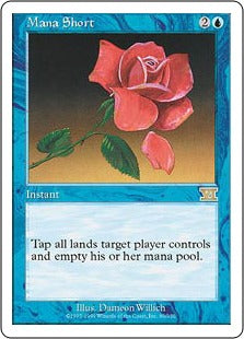 [080]【EN】枯渇/Mana Short【6ED】[R][青]