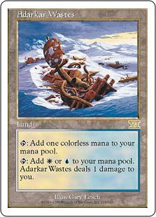 [319]【EN】アダーカー荒原/Adarkar Wastes【6ED】[R][土地]