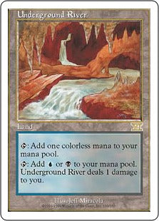 [330]【JP】地底の大河/Underground River【6ED】[R][土地]