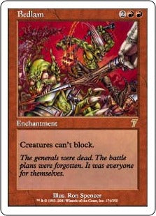 [174]【JP】精神異常/Bedlam【7ED】[R][赤]