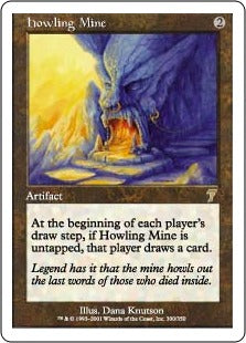 [300]【JP】吠えたける鉱山/Howling Mine【7ED】[R][茶]