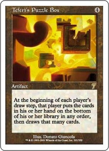 [321]【EN】テフェリーの細工箱/Teferi's Puzzle Box【7ED】[R][茶]