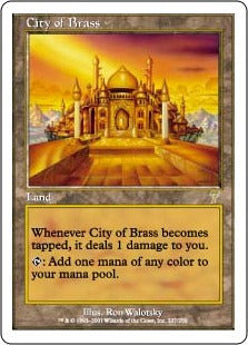 [327]【JP】【FOIL】真鍮の都/City of Brass【7ED】[R][土地]