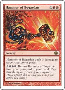 [198]【EN】ボガーダンの鎚/Hammer of Bogardan【8ED】[R][赤]