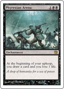 [152]【JP】ファイレクシアの闘技場/Phyrexian Arena【9ED】[R][黒]