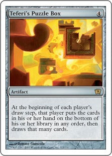[312]【JP】テフェリーの細工箱/Teferi's Puzzle Box【9ED】[R][茶]