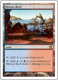 [324]【EN】シヴの浅瀬/Shivan Reef【9ED】[R][土地]