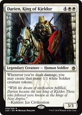 [009]【EN】【FOIL】キイェルドーの王、ダリアン/Darien, King of Kjeldor【A25】[R][白]