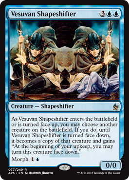 [077]【EN】【FOIL】ヴェズーヴァの多相の戦士/Vesuvan Shapeshifter【A25】[R][青]