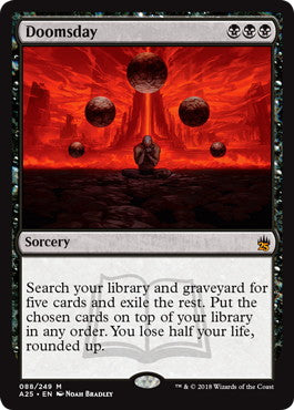 [088]【EN】【FOIL】最後の審判/Doomsday【A25】[M][黒]
