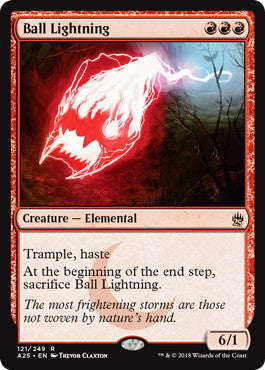 [121]【EN】ボール・ライトニング/Ball Lightning【A25】[R][赤]