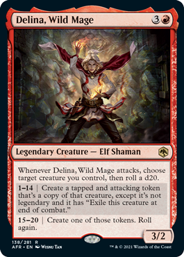 [138]【EN】【FOIL】暴走魔導士、デリーナ/Delina, Wild Mage【AFR】[R][赤]