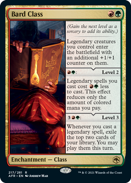 [217]【EN】【FOIL】バード・クラス/Bard Class【AFR】[R][多色]
