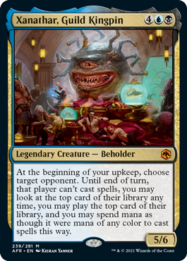 [239]【EN】ギルドの重鎮、ザナサー/Xanathar, Guild Kingpin【AFR】[M][多色]