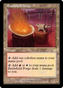 [139]【EN】戦場の鍛冶場/Battlefield Forge【APC】[R][土地]