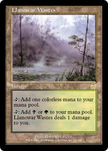 [141]【EN】ラノワールの荒原/Llanowar Wastes【APC】[R][土地]