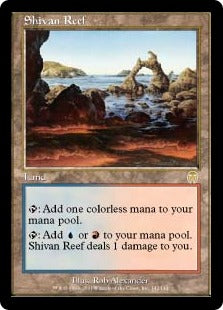 [142]【JP】シヴの浅瀬/Shivan Reef【APC】[R][土地]