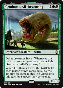 [071]【EN】全てを喰らうグロサーマ/Grothama, All-Devouring【BBD】[M][緑]