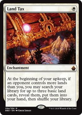 [094]【EN】【FOIL】土地税/Land Tax【BBD】[M][白]