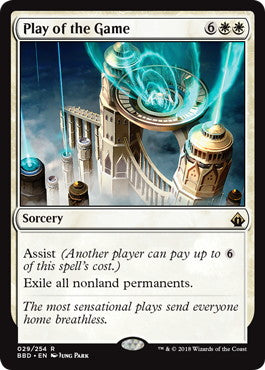 [029]【EN】【FOIL】今日の魅せ場/Play of the Game【BBD】[R][白]