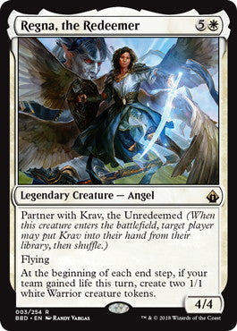 [003]【EN】【FOIL】救う者、レグナ/Regna, the Redeemer【BBD】[R][白]