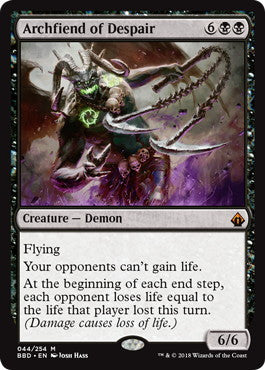 [044]【EN】【FOIL】絶望の魔神/Archfiend of Despair【BBD】[M][黒]