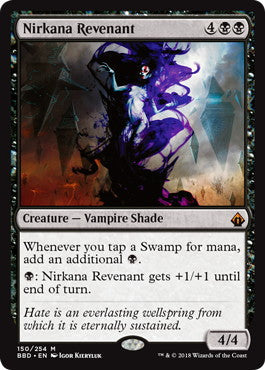 [150]【EN】【FOIL】ニルカーナの亡霊/Nirkana Revenant【BBD】[M][黒]