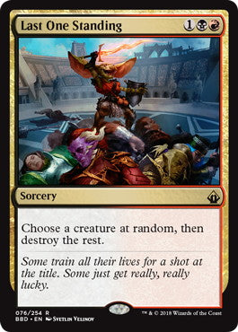 [076]【EN】【FOIL】最後の生き残り/Last One Standing【BBD】[R][多色]
