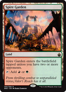 [085]【EN】【FOIL】尖塔の庭/Spire Garden【BBD】[R][土地]