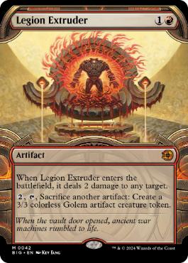 [042]【EN】■ショーケース■軍団の成形機械/Legion Extruder【BIG】[M][赤]
