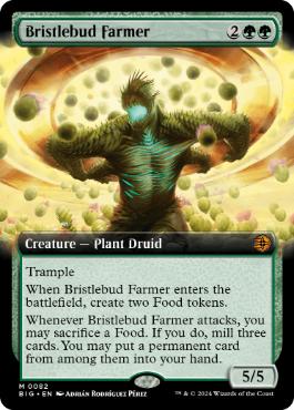 [082]【EN】■拡張アート■逆棘芽の農家/Bristlebud Farmer【BIG】[M][緑]
