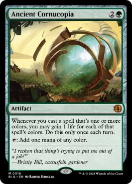 [016]【EN】【FOIL】古のヤギ角/Ancient Cornucopia【BIG】[M][緑]