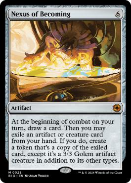 [025]【EN】【FOIL】適合の結節点/Nexus of Becoming【BIG】[M][茶]