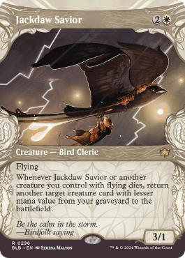 [296]【EN】■ショーケース■コクマルガラスの救済者/Jackdaw Savior【BLB】[R][白]