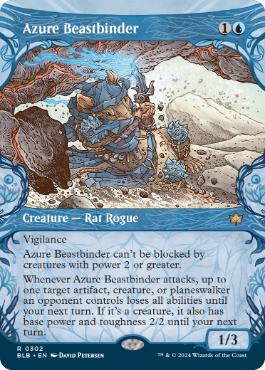 [302]【EN】■ショーケース■群青の獣縛り/Azure Beastbinder【BLB】[R][青]