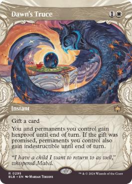 [295]【EN】【FOIL】■ショーケース■薄暮の休戦/Dawn's Truce【BLB】[R][白]