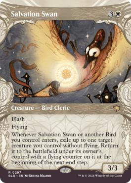[297]【EN】【FOIL】■ショーケース■救済の白鳥/Salvation Swan【BLB】[R][白]