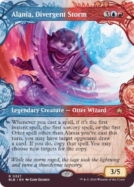 [327]【EN】【FOIL】■ショーケース■分岐する嵐、アラニア/Alania, Divergent Storm【BLB】[R][多色]