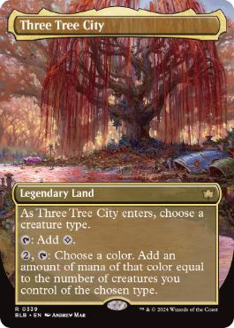 [339]【EN】【FOIL】■ボーダーレス■三本木市/Three Tree City【BLB】[R][土地]