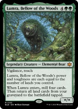 [183]【EN】森の轟き、ルムラ/Lumra, Bellow of the Woods【BLB】[M][緑]