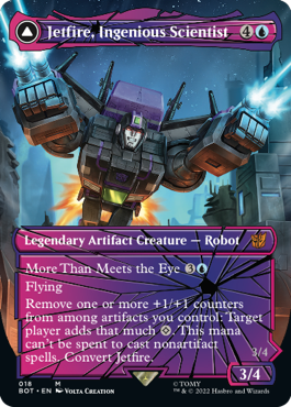 [018]【EN】■シャッタード・グラス■独創的な科学者、ジェットファイヤー/Jetfire, Ingenious Scientist【BOT】[M][青]