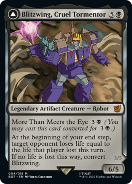 [004]【EN】卑劣な拷問者、ブリッツウィング/Blitzwing, Cruel Tormentor【BOT】[M][黒]