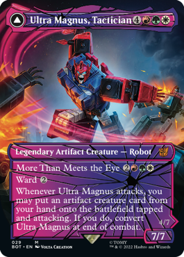 [029]【EN】■シャッタード・グラス■戦術家、ウルトラマグナス/Ultra Magnus, Tactician【BOT】[M][多色]